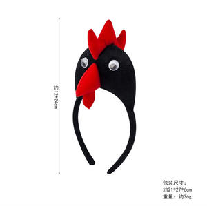 <span class=keywords><strong>Serre</strong></span>-tête animalier en gros transfrontalier, <span class=keywords><strong>Serre</strong></span>-tête coq de Pâques, Accessoires de maquillage pour enfants pour bal masqué - Product Image 5