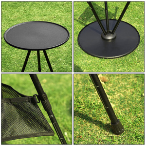 Portable Outdoor Side <strong>Table</strong> , Ultra-Light <strong>Small</strong> Folding <strong>Camping</strong> <strong>Table</strong>, Adjustable Height, Suitable for Travel, <strong>Camping</strong> - Product Image 4