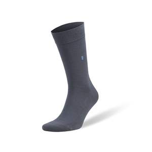 Chaussettes habillées décontractées pour hommes Db, bleu foncé, 3 paires, légères, tricotées en spandex, usage quotidien, style uni, logo sous le pied - Product Image 4