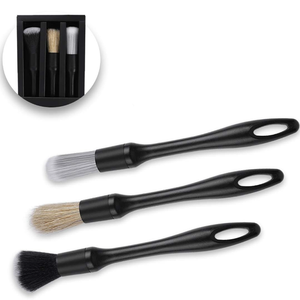 Set di 3 Spazzole per Lavaggio Auto, Kit per <span class=keywords><strong>Pulizia</strong></span> <span class=keywords><strong>Interni</strong></span> con Setole Diverse per Rimozione Polvere e <span class=keywords><strong>Pulizia</strong></span> Bocchette dell'Aria - Product Image 1