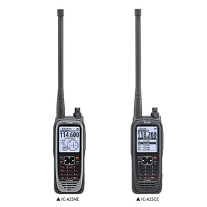 Radio VHF portable Icom IC-A25NE IC-A25CE NAV COM 6W pour pilotes d'avions - Product Image 6