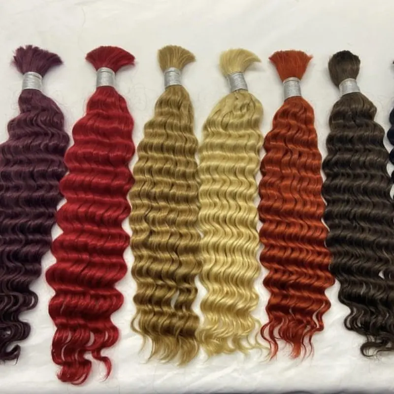 Goodluck 40inch Wholesale Raw Indian Hair Bundles From India Vendor Double Drawn Remy Unprocessed Raw Virgin Bulk Human Hair Ra