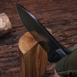 Cuchillos Tácticos Portátiles de Alta Calidad para Supervivencia en la Naturaleza, Personalizables OEM, Plegables, de Acero Inoxidable D2 de Damasco, para Caza - Product Image 4