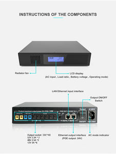 יצרן SKE מיני <span class=keywords><strong>UPS</strong></span> OEM DC <span class=keywords><strong>UPS</strong></span> 12V 52V <span class=keywords><strong>48V</strong></span> DC <span class=keywords><strong>UPS</strong></span> 120W עם סוללת ליתיום 17600mah - Product Image 5