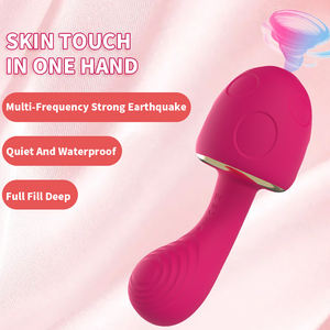 Cogumelo Silicone USB Recarregável Full Body Heating AV Wand Massagem Sex Toy AV Wand Vibrador para Adulto - Product Image 4