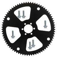 OEM CNC usinage Racing Go Kart pièces personnalisé 7075 pignon arrière en aluminium fendu