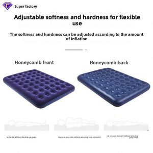 Air <b>Mattress</b> <b>Floor</b> Mat Portable Home Camping Outdoor <b>Sleeping</b> Pad Inflatable Cushion Bed Flocking 200cm - Product Image 2