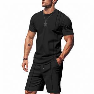 Ensemble T-shirt et short cargo pour homme, imprimé, décontracté, écologique, idéal pour la gym, la course, la plage, le basketball et les activités sportives en extérieur - Product Image 4