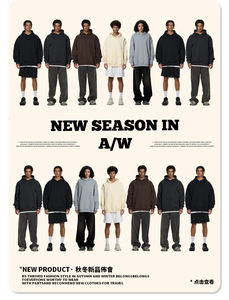 Sudadera con capucha en blanco de alta calidad para hombre, algodón pesado, Terry francés, ropa de calle 520Gsm de gran tamaño, sudadera con capucha personalizada, Sudadera con capucha de peso pesado para hombres - Product Image 3