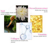 Gel hydratant naturel bio à base d'escargot Disaar avec collagène, soin réparateur pour le visage, gel apaisant pour la réparation après soleil
