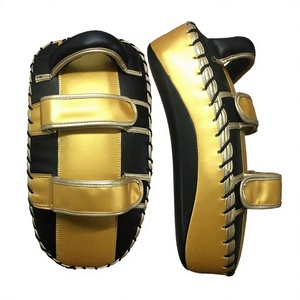 Meilleures protections de poignets de Muay Thai en cuir synthétique pour l'entraînement sportif et le fitness – Équipement de combat au design incurvé - Product Image 4
