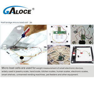 GML623A 음식 부엌 가늠자 4pcs 변형계 편평한 얇은 작은 절반 교량 마이크로 짐 세포 1kg 3kg 가격 - Product Image 3