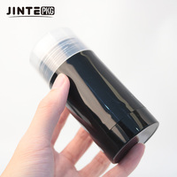 Flacon vide de déodorant noir rond de 30g, 50g, 75g, 90g, avec système de torsion, pour emballage de stick déodorant