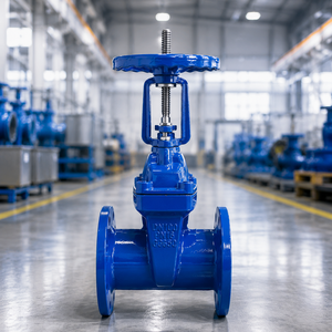 Vanne à opercule souple à bride en fonte ductile DN100 PN16, à opercule montante, pour l'alimentation en eau, vente en gros d'usine OEM - Product Image 6