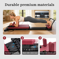 Machine de Pilates Reformer légère en ABS, équipement d'entraînement de Pilates à domicile pour débutants