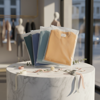 Sacs refermables transparents mats pour l'emballage de vêtements, sous-vêtements, caleçons, chemises - Plastique PE/CPE