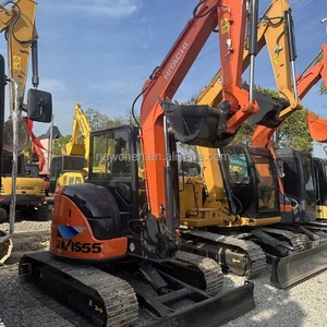 Miniexcavadora Original de 5.5 Toneladas Hitachi ZX55U de Segunda Mano con Pocas Horas de Trabajo, Motor, Caja de Cambios, PLC, Bomba de Engranajes, Rodamientos, 1 Año de Garantía - Product Image 1