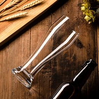 Verres à bière artisanale en cristal sans plomb de 20 oz avec base lourde, soufflés à la main, pour bière de blé, pour usage en bar