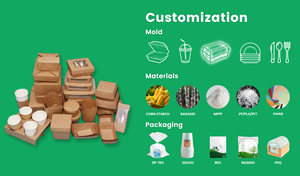 Trendz özel tek kullanımlık 2 bölme kahverengi Kraft kağıt kase gıda ambalaj yemek kabı salata tasfiye gıda kapaklı konteyner - Product Image 5