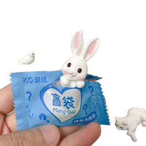 Sacs mystères lumineux Kawaii <span class=keywords><strong>Kiki</strong></span> Rabbit en PVC, figurines animales miniatures, vente en gros, petits cadeaux jouets TSH - Product Image 1