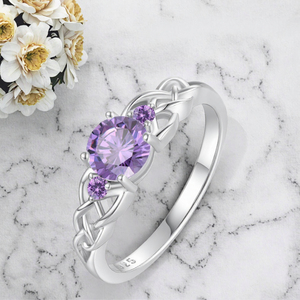S925 <b>Silver</b> Oval Cut Natural Gemstone <b>Ring</b> Amethyst Peridot Citrine <b>Garnet</b> Blue Topaz Stackable Wedding Women Daily Fine Jewelry - Product Image 2