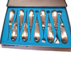 10ชิ้นสแตนเลสยกรากลิฟท์เครื่องมือทันตกรรมสกัดฟัน - Product Image 2