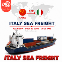 Transitaire maritime fiable Chine-Italie DDP porte-à-porte LCL+Express, service d'expédition maritime avec assurance et support 24/7 pour Amazon