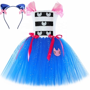 Vestidos de Princesa <span class=keywords><strong>Gabby</strong></span> para Niñas, Disfraces para Halloween, Carnaval, Fiestas, con Mangas Abullonadas, Malla y Tul, Vestido de Princesa de TV y Cine - Product Image 2