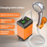 Douche électrique de conception moderne portative pour le bain extérieur pour l'utilisation de salle de bains d'hôtel de ménage rural de chantier de construction de champ
