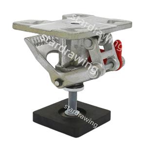 SS Heavy Duty Floor <span class=keywords><strong>Lock</strong></span> <span class=keywords><strong>Caster</strong></span> Bodens chloss <span class=keywords><strong>Caster</strong></span> Rad stopper - Product Image 2
