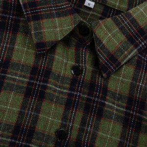 Chemise à carreaux boutonnée à manches longues en polyester et coton avec ceinture au dos pour <span class=keywords><strong>femme</strong></span>, collection Printemps 2026, tendance mode - Product Image 6