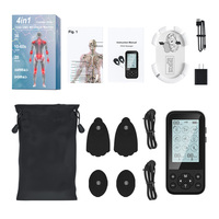 Masseur TENS/EMS à double canal, équipement de physiothérapie pour le mal de dos, électrodes TENS, unité de massage, stimulateur musculaire