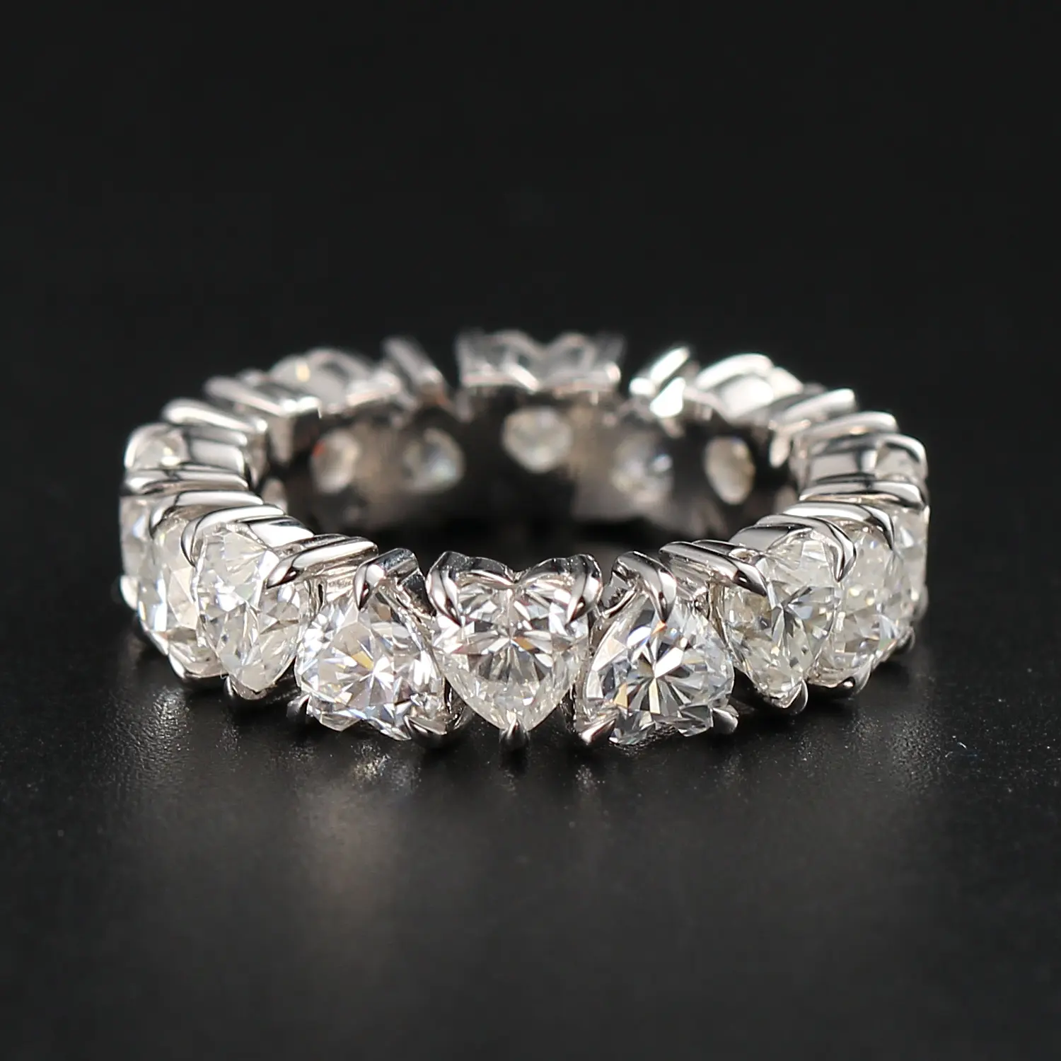 Customized Fine Jewelry Fashion Jewellery 18k White Gold Wedding Ring Women Engagement Diamond Ring