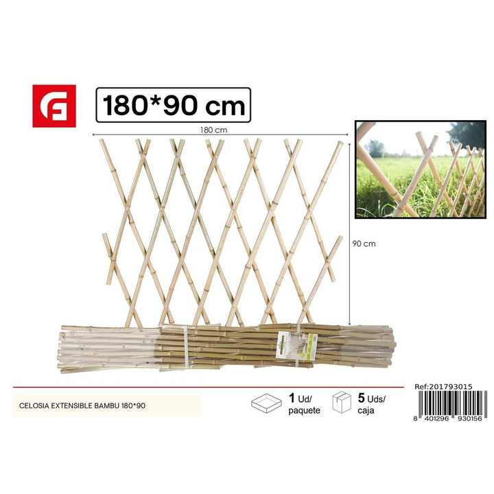 Extendable bamboo trellis 180*90 - Garden decorations