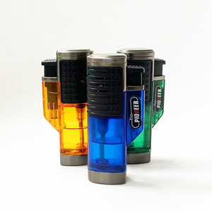 Bật lửa xì gà bằng nhựa ba tia lửa phổ biến, bán buôn số lượng nhỏ, quà tặng - Product Image 5