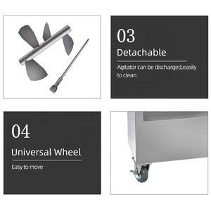 Goopikk công nghiệp <span class=keywords><strong>100l</strong></span> 1.5KW thương mại thịt nhồi trộn Máy chế biến thịt thiết bị máy trộn thực phẩm - Product Image 6