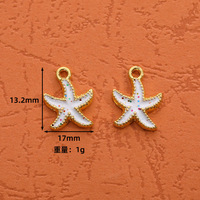 Conceptions mixtes Océan Émail Charme Starfish Shell Conque Alliage Charmes pour DIY Collier Boucles D'oreilles Bijoux Faire