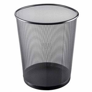 Cesto de basura de oficina de malla metálica de 6 galones, cesto de basura abierto de alambre metálico para escritorio, contenedor de reciclaje. - Product Image 2