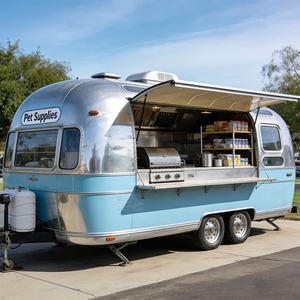 Camions de cuisine mobiles entièrement équipés, camions de restauration avec fenêtre de service, camions à pizza - Product Image 3