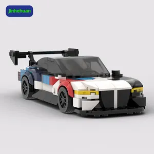 Spielzeug Kinder Baustein Supersport berühmte Rennwagen Sets für Kinder baut kleine Modell Kit DIY Ziegel Mini-Autos
