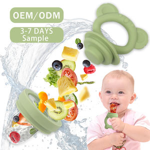 Sucette personnalisée en silicone pour bébé, tétine d'alimentation, anneau de dentition de qualité alimentaire, sucette à fruits pour bébé - Product Image 2