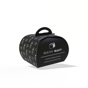 Boîtes à poignée en carton premium personnalisées pour gâteaux, cadeaux <span class=keywords><strong>de</strong></span> fête, boulangerie, traiteur, cupcakes, plats à emporter et emballages cadeaux - Product Image 1