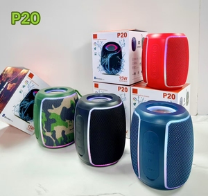 P20 Wireless Portable Woofer Waterproof Fabric BT <b>Speaker</b> Stereo Outdoor Active HIFI Active <b>Speaker</b> FM Radio/TF/<b>USB</b>/AUX - Product Image 3