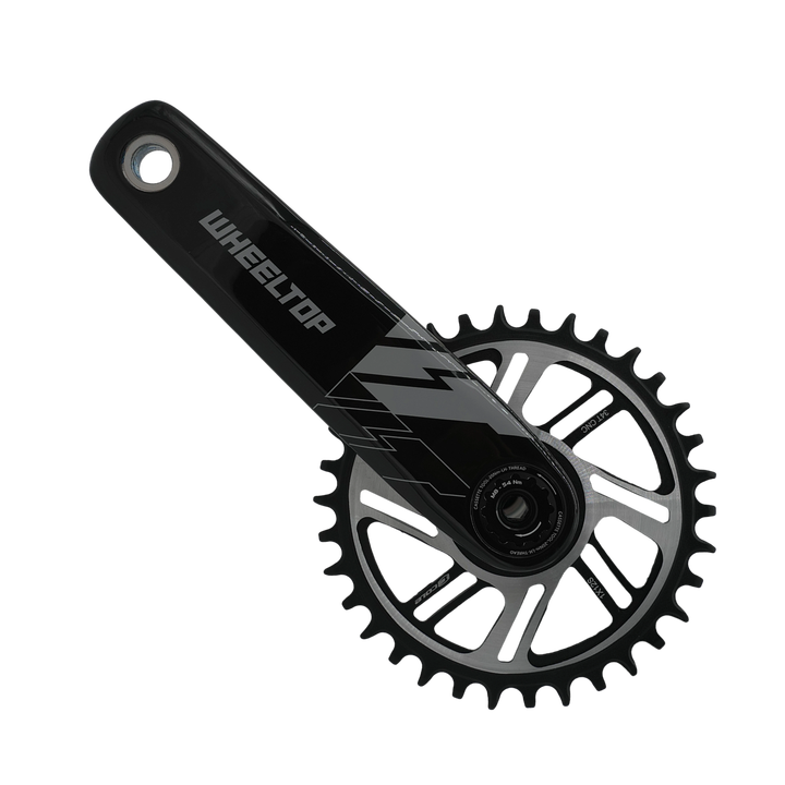 Ultra Light Road Bike Carbon Fibre Crank Arm Direct Mount Freewheel ...