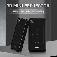 Mini projecteur intelligent DLP 4K P9 2e génération, portable, Android 9.0, WiFi, projecteur de cinéma maison, écran tactile
