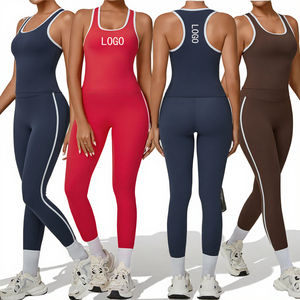 Conjunto Deportivo de Dos Piezas para Mujer, Ropa Deportiva Personalizada GH, Transpirable, de Secado Rápido, con Sujetador Deportivo y Leggings de Spandex/Nailon, Ropa Deportiva Activa - Product Image 3