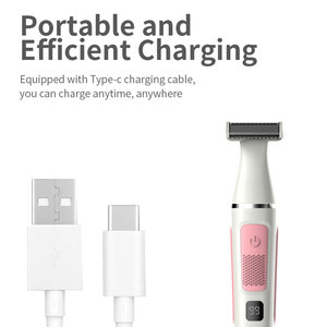 4 en 1 Electric Ladies Women Depilación facial para mujeres Afeitadora eléctrica de <span class=keywords><strong>cejas</strong></span> Girl - Product Image 5
