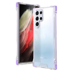 Funda para Samsung S22, Diseño Nuevo de Marzo, Alta Calidad, TPU, TPE, Acrílico, Antiarañazos, Línea Arcoíris, para la Serie Samsung S22 - Product Image 1