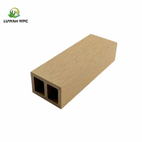 Garde-corps extérieur de jardin résistant aux UV Accoudoir en plastique composite en bois Wpc pour escaliers