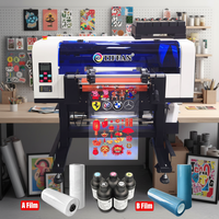 Mesin Cetak Stiker 30cm A3 13 Inch Gratis Ongkir untuk Usaha Kecil Roll to Roll dengan Laminator UV Dtf Printer A3